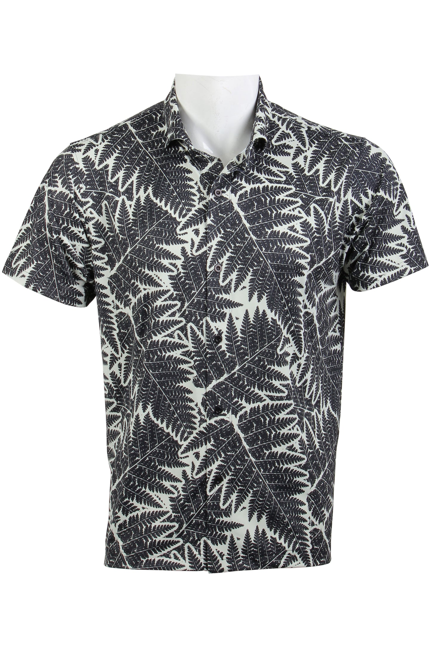 Black and Bone Palapalai Button Down