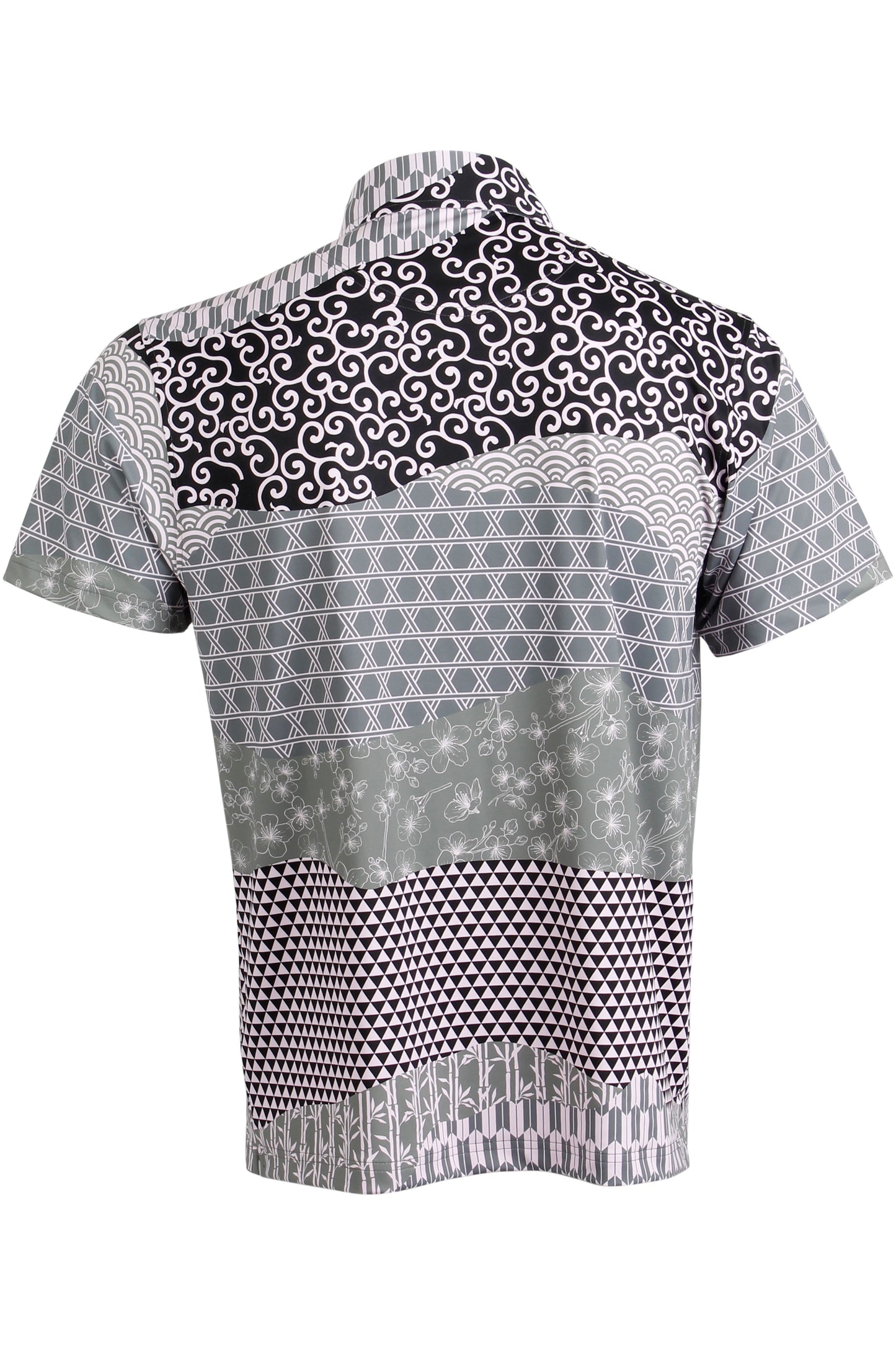 Lucky-Black, Gray, Pink Button Down