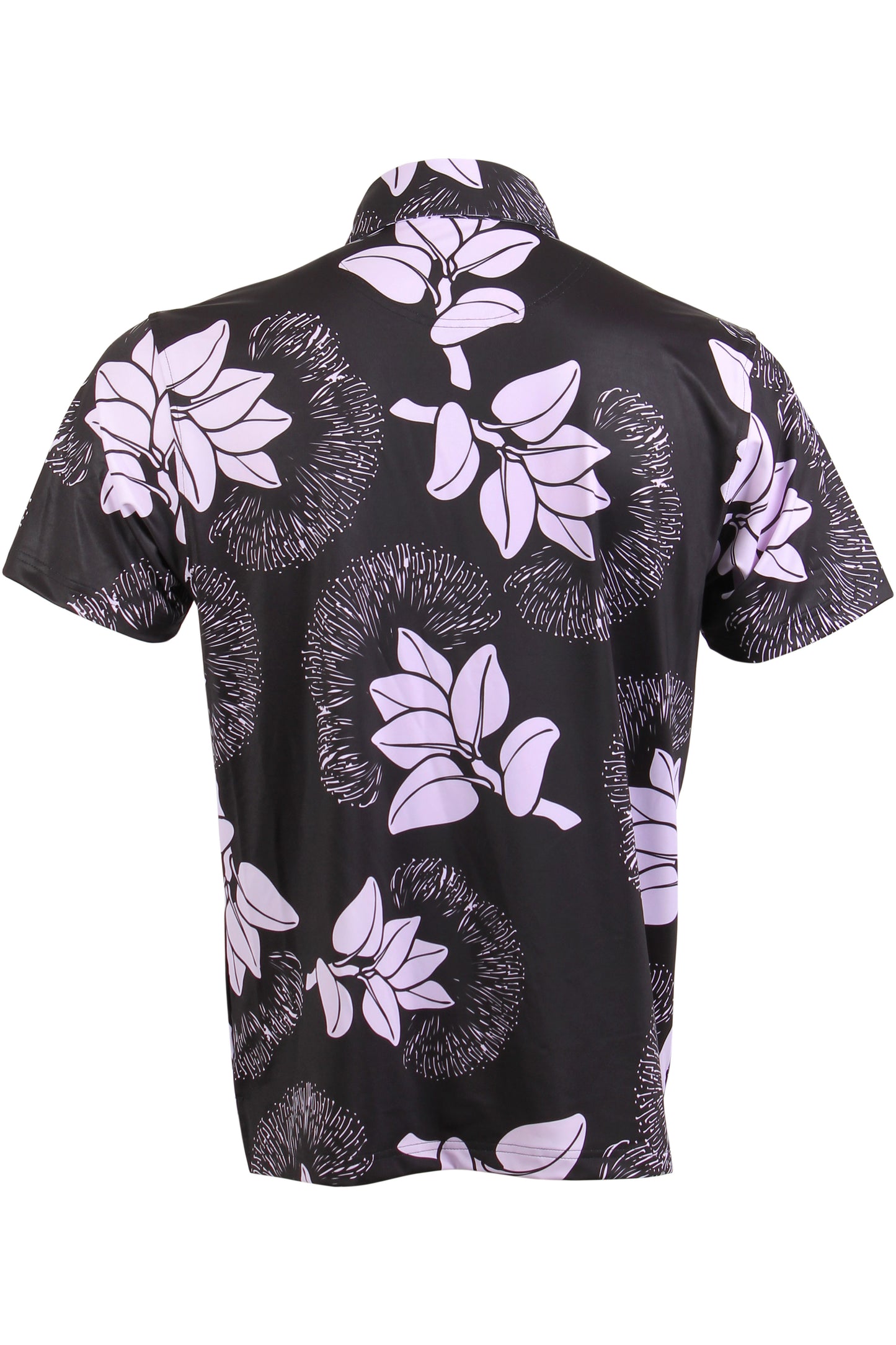 'Ohi'a Lehua-Black and Lavender Polo
