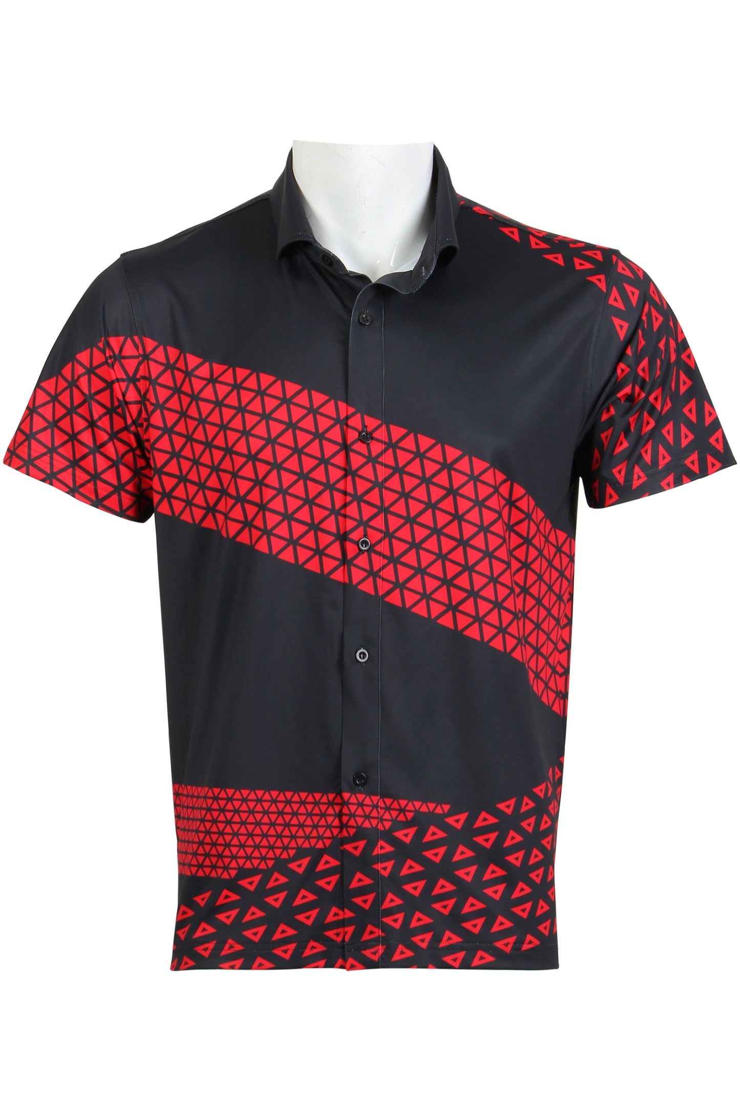 Black and Red Trio Button Down