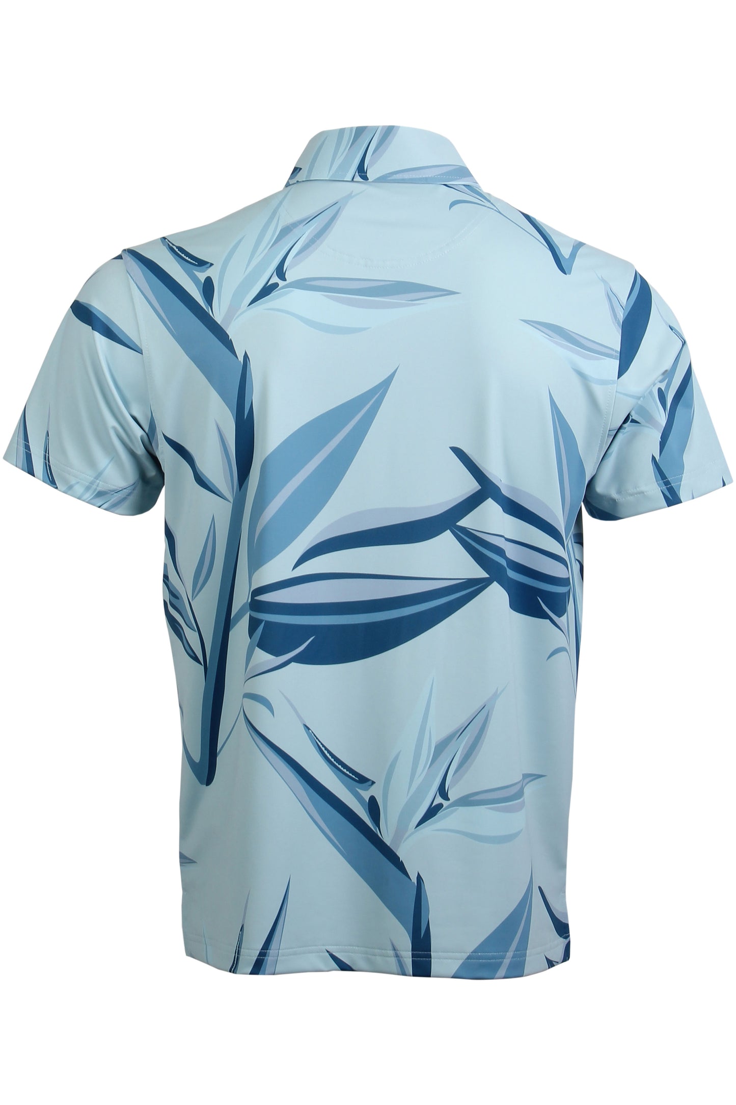 Blue Bird of Paradise Button Down