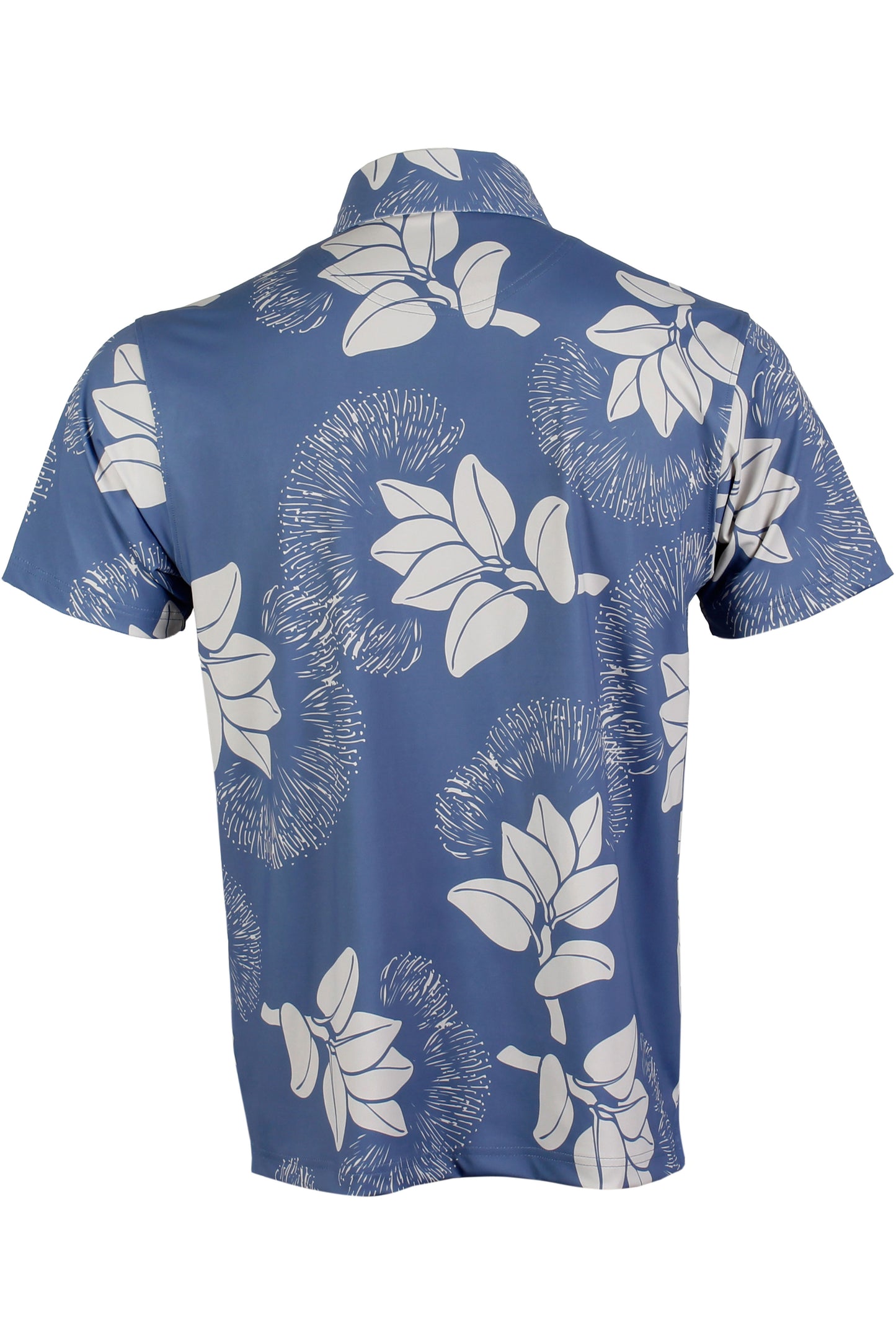 'Ohi'a Lehua-Blue and Gray Polo