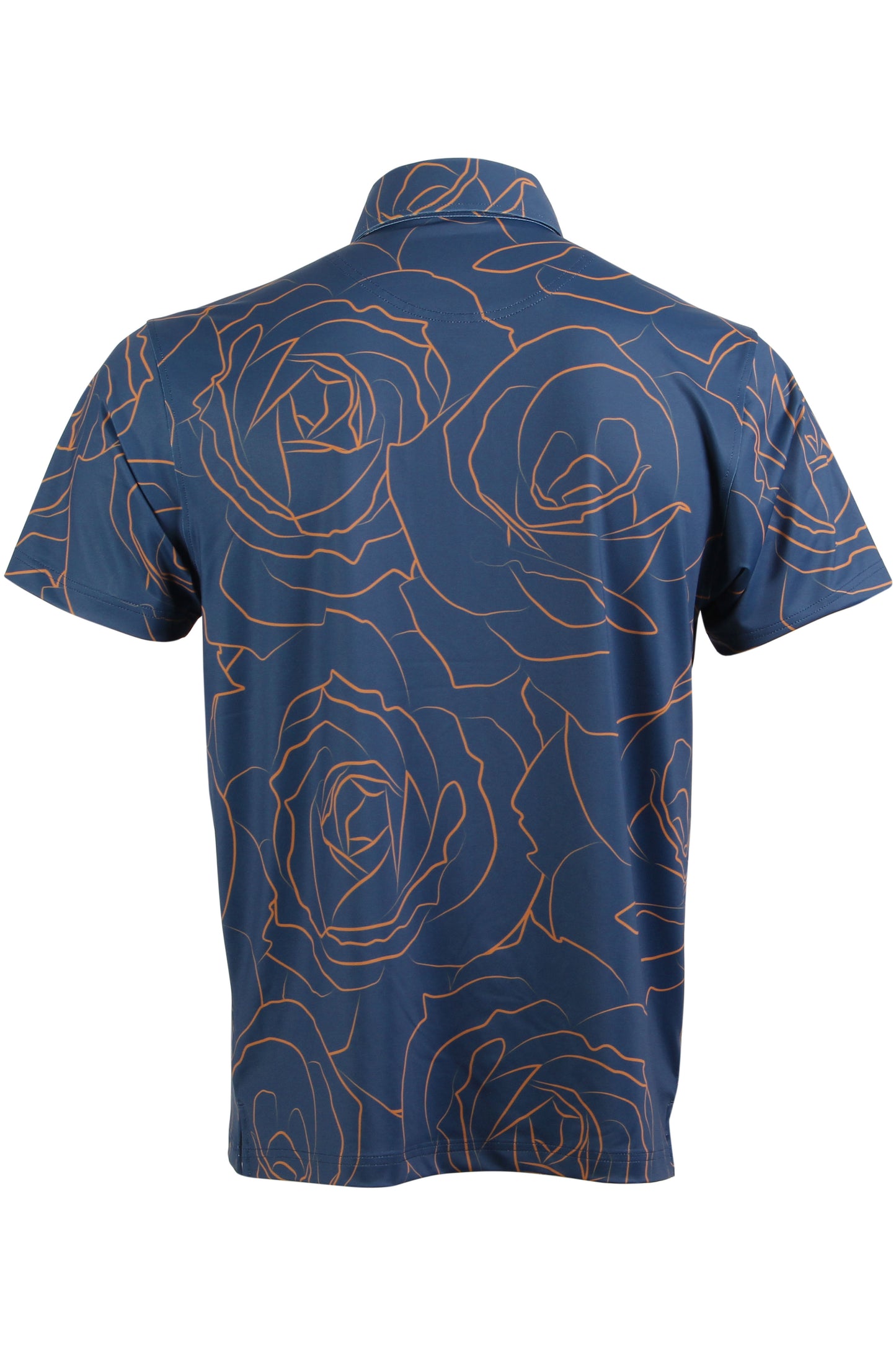 Rose-Blue and Orange Polo