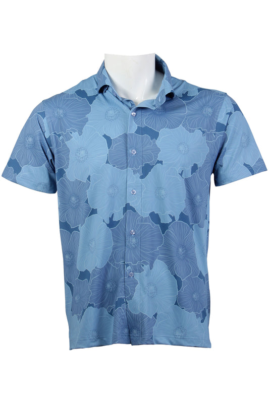 Pua Kala-Blue Button Down