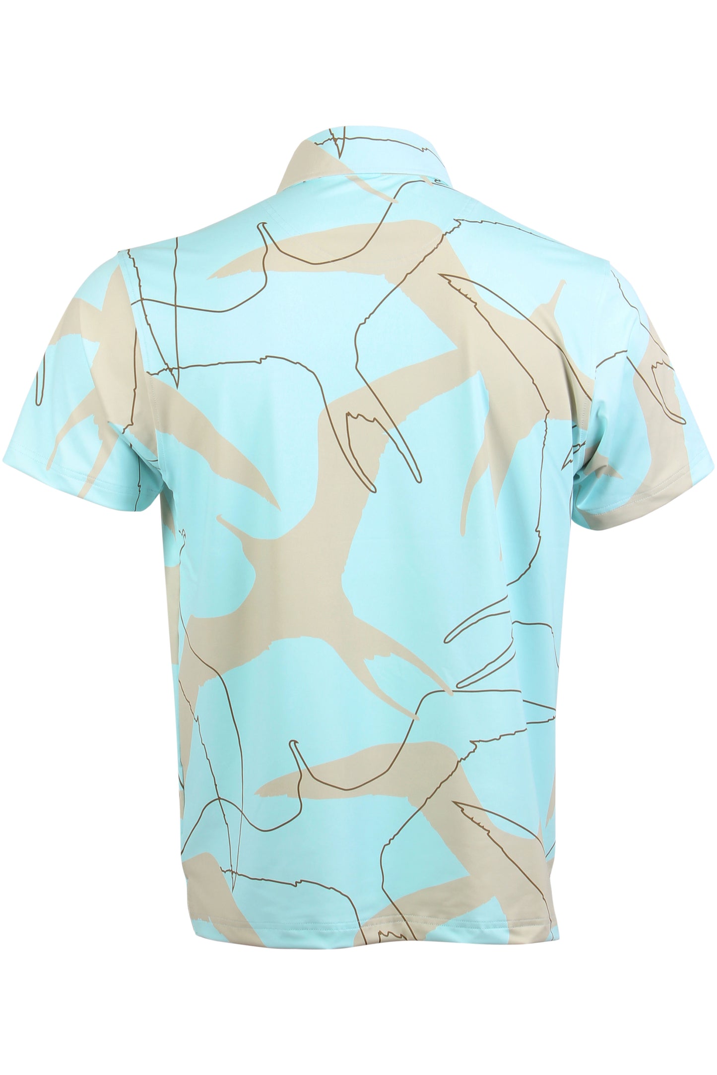 'Iwa Bird-Blue and Tan Polo