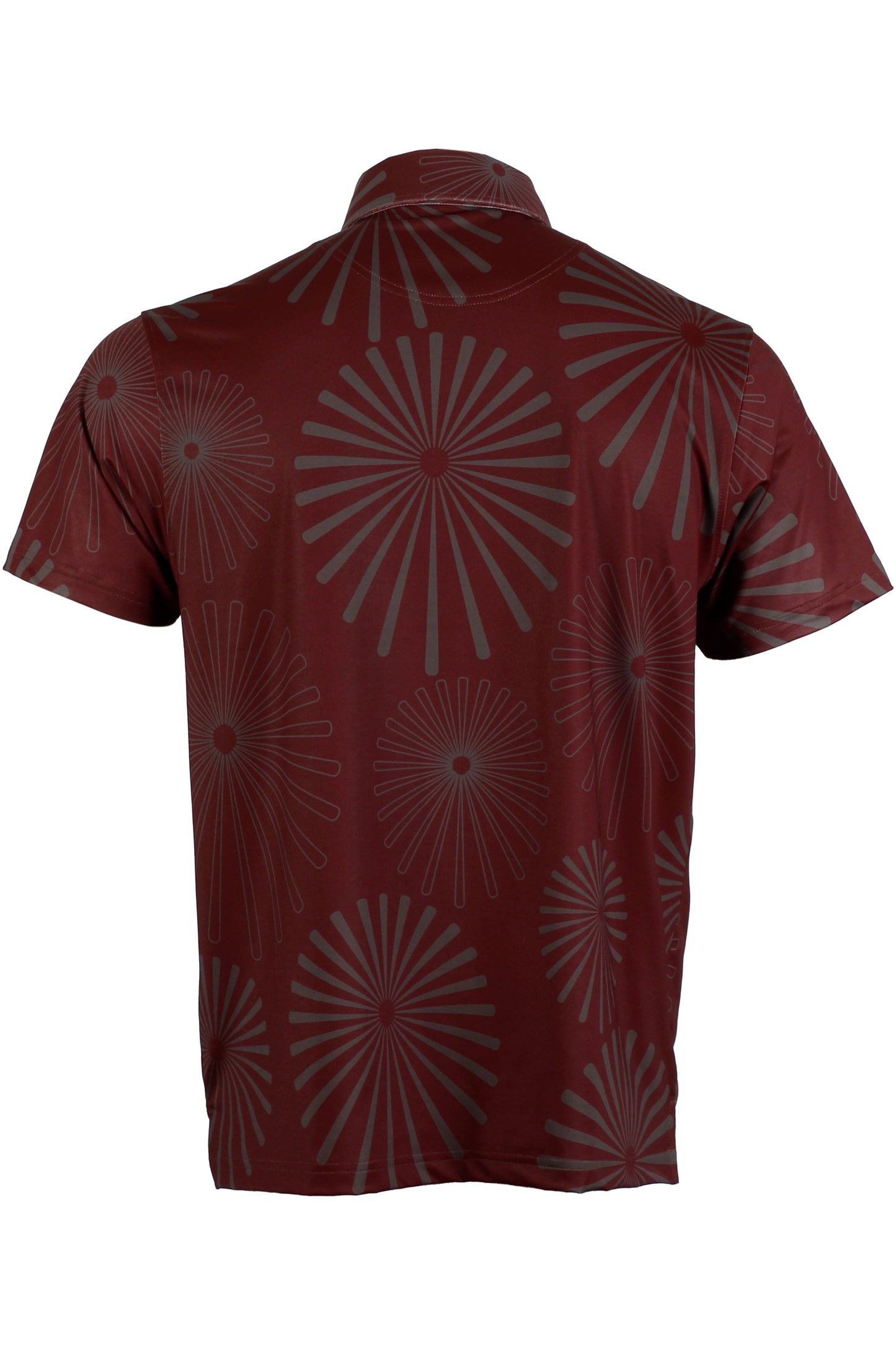 'Opihi-Burgundy and Gray Polo