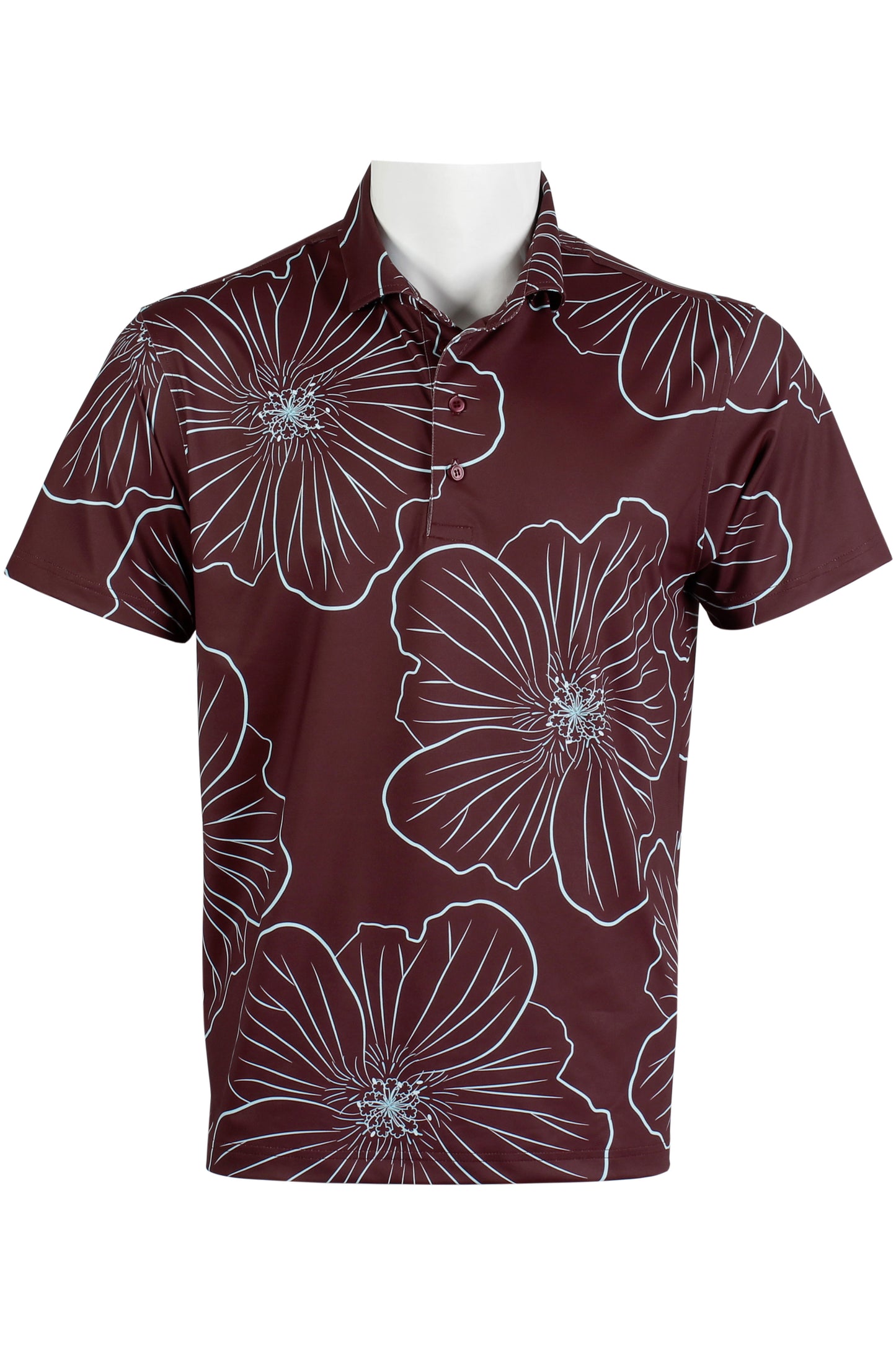 Burgundy and Blue 'Ilima Polo