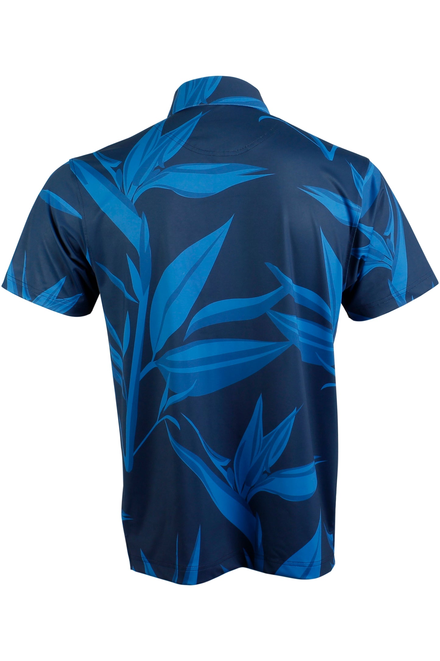 Bird of Paradise-Dark Blue Button Down