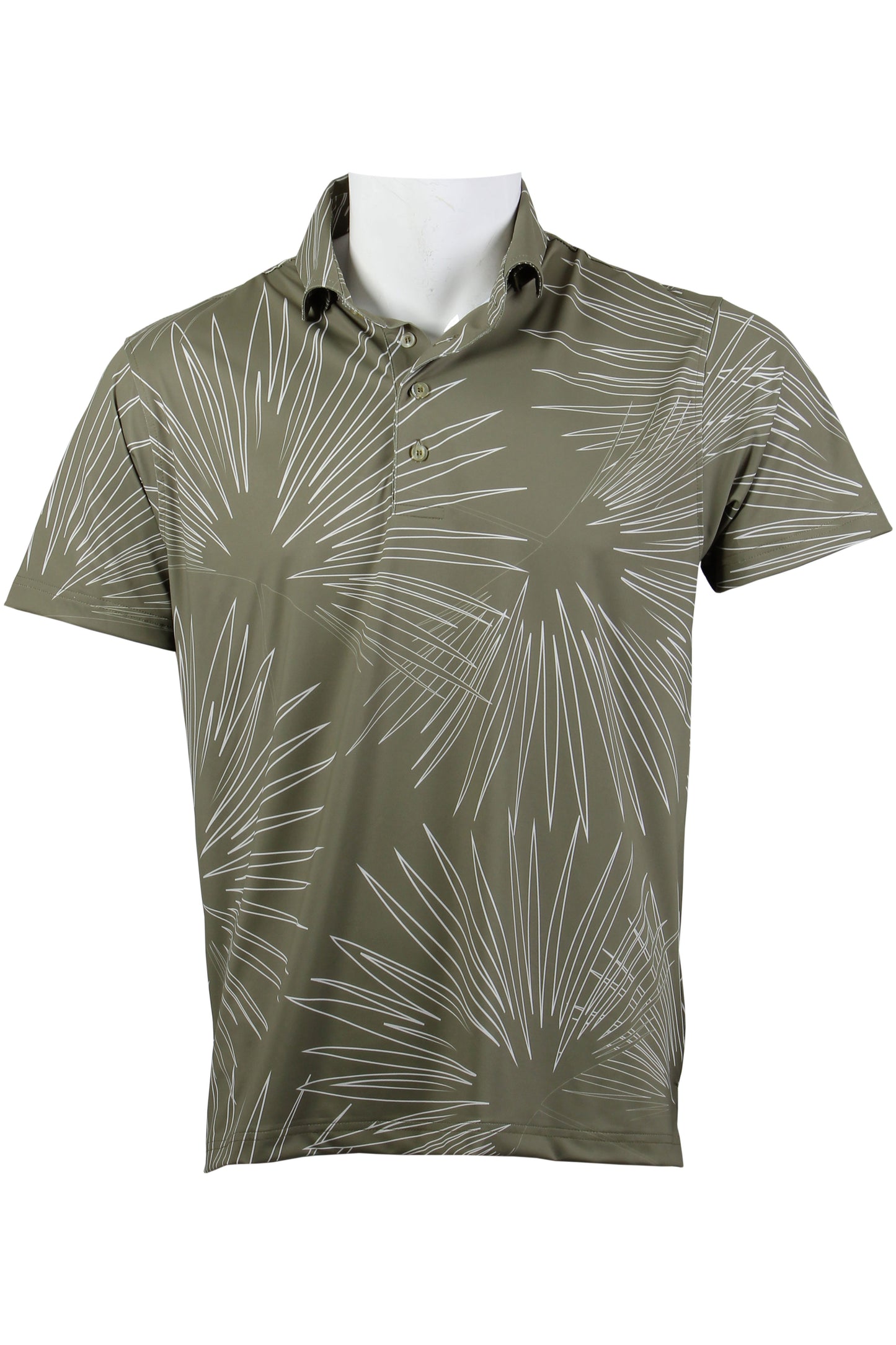 Ebony Green Sun Palm Polo
