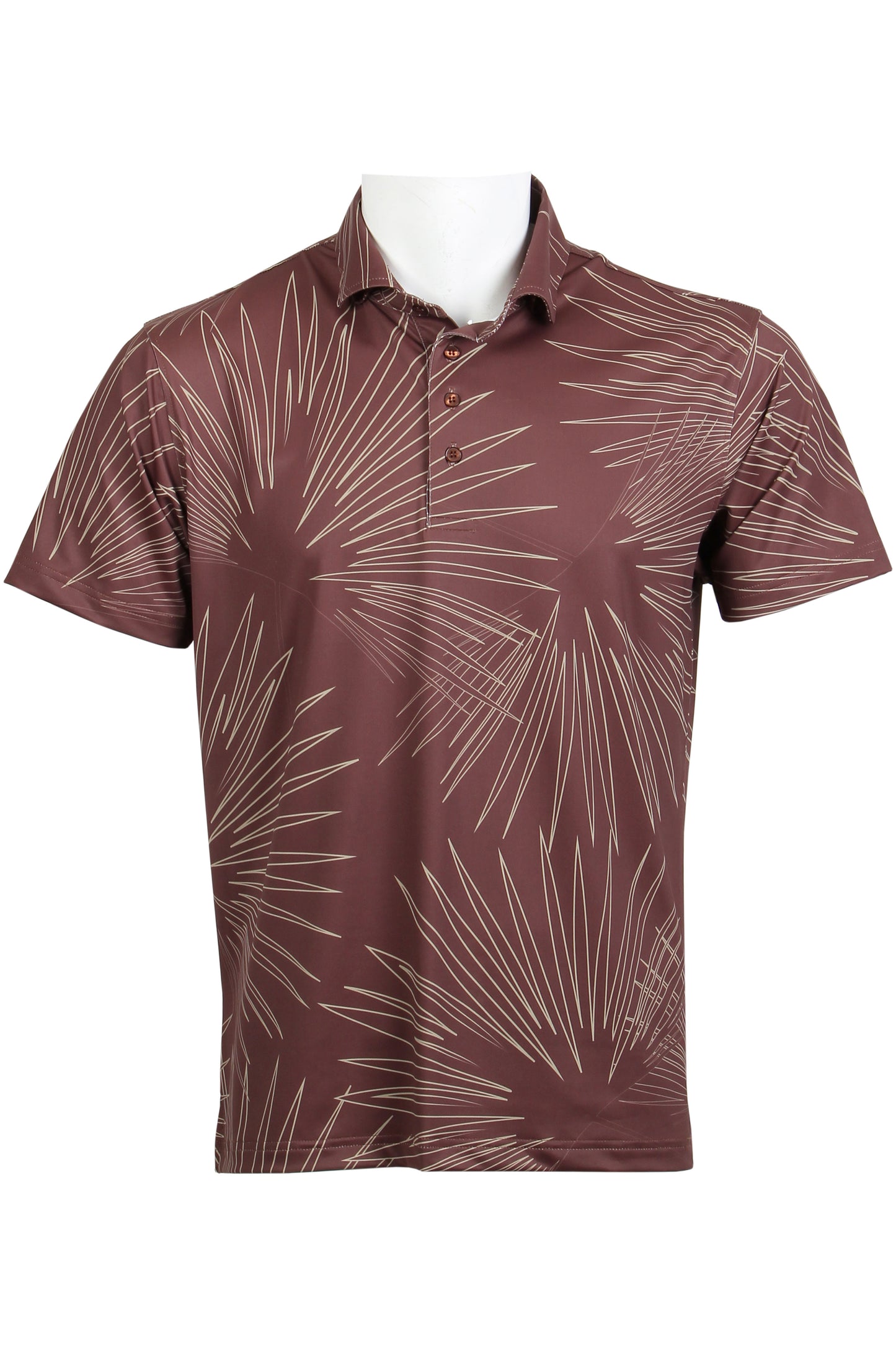Espresso Sun Palm Polo