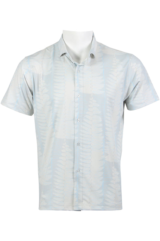Kupukupu-Gray and Light Blue Button Down