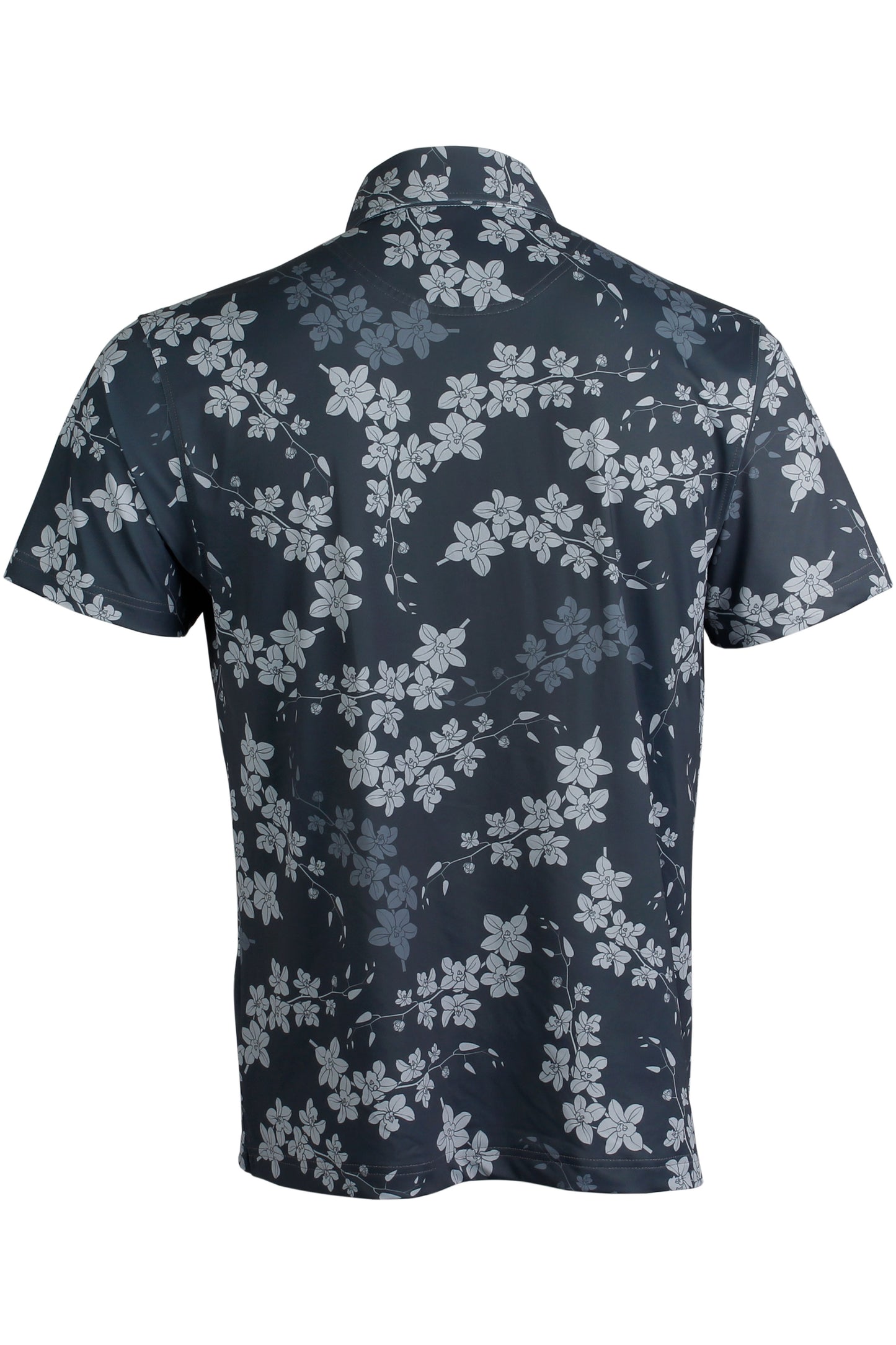 Cascading Orchid-Gray Polo