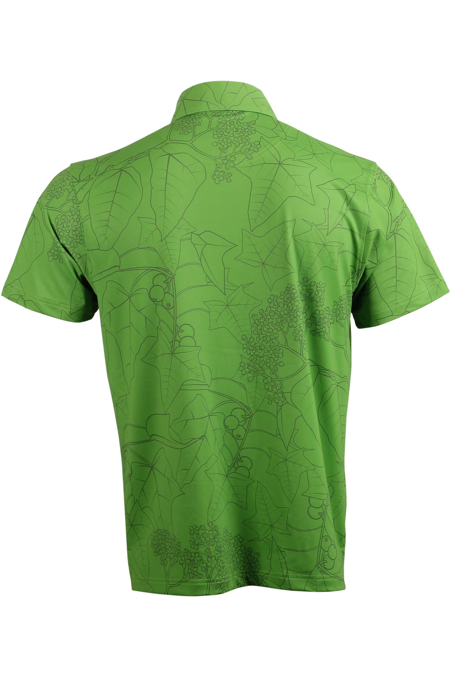 Kukui Tree-Green Polo