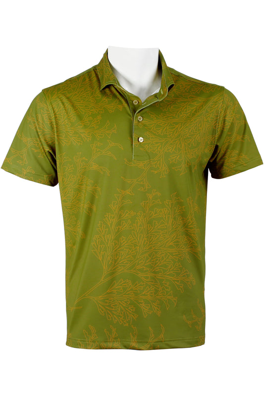 Pala'a-Green and Orange Polo