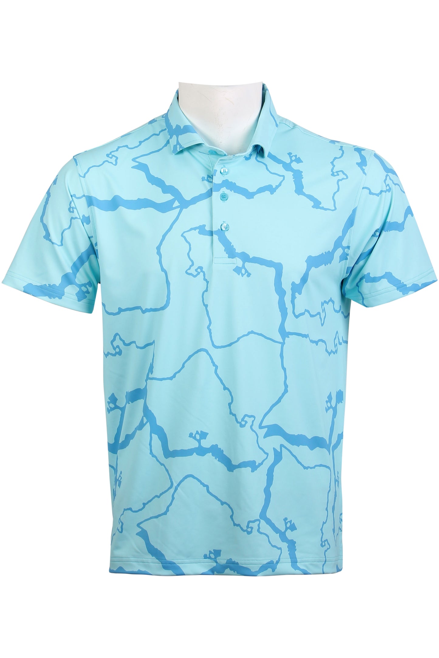 Blue Oahu Polo