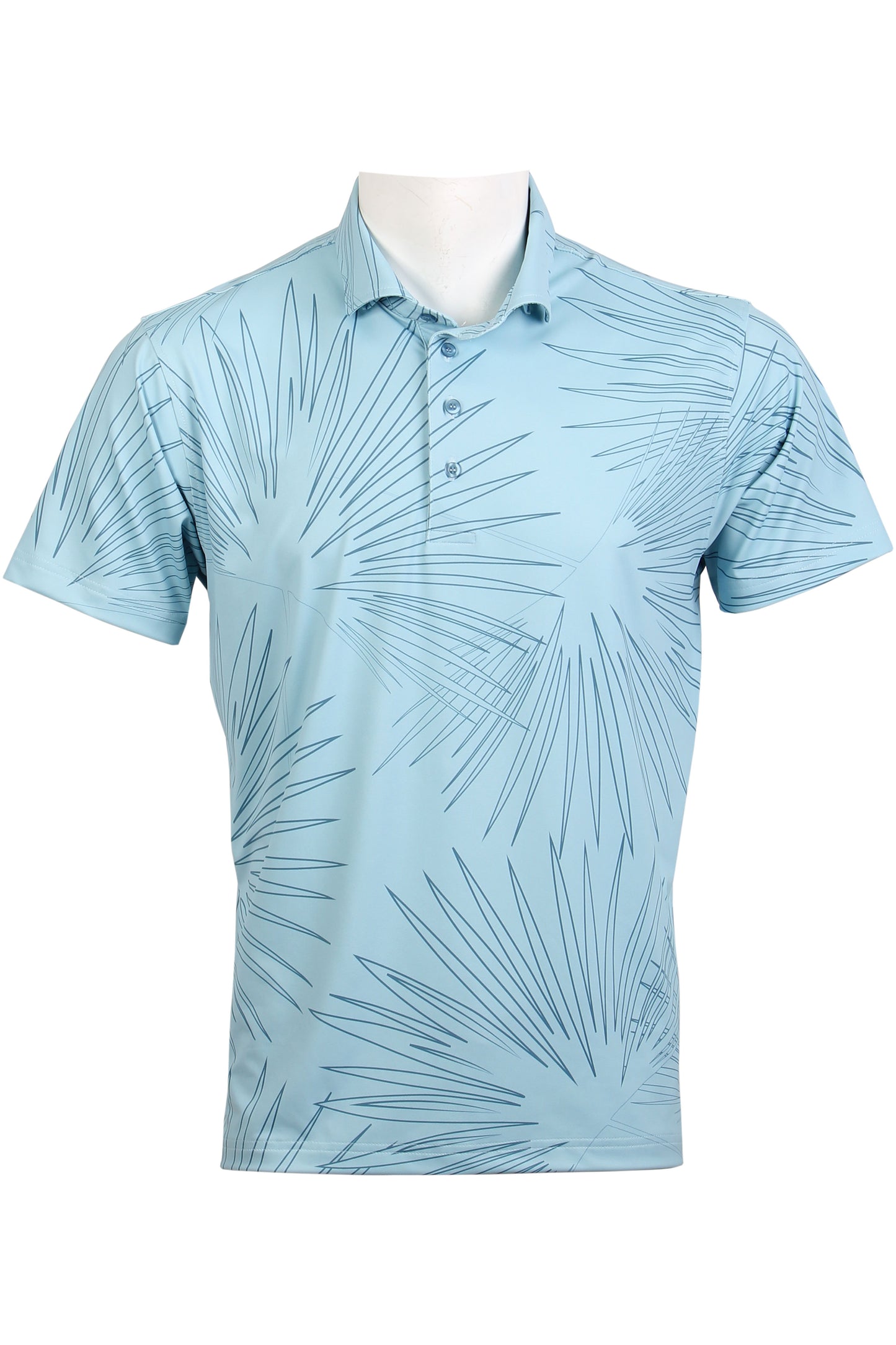 Light Blue Sun Palm Polo