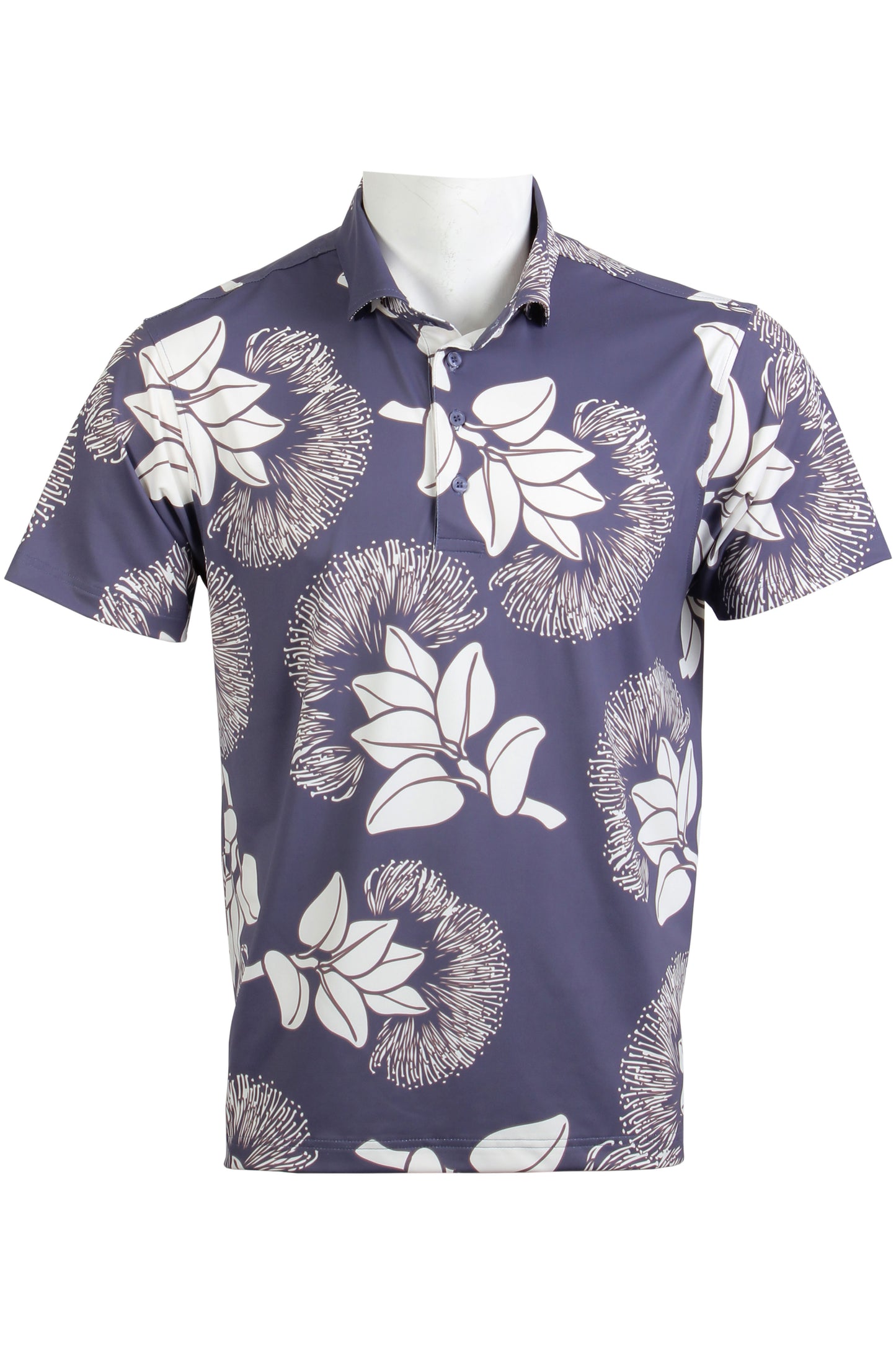 Midnight, Mauve, Ivory 'Ohi'a Lehua Polo