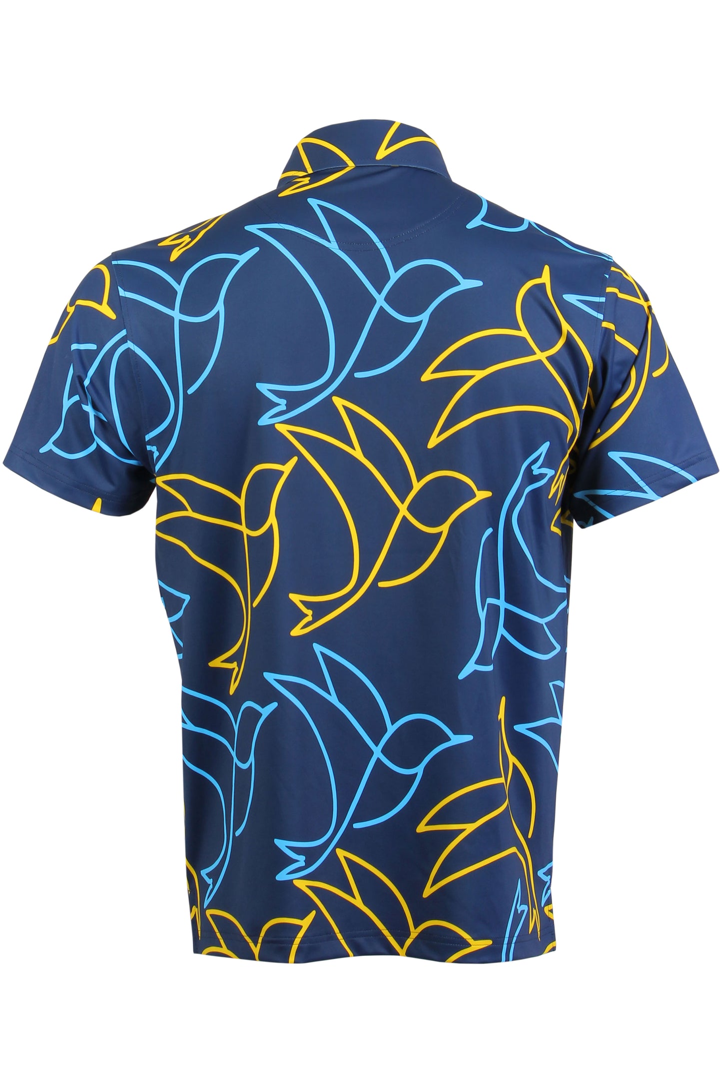 Navy, Carolina, Gold Birdies Polo