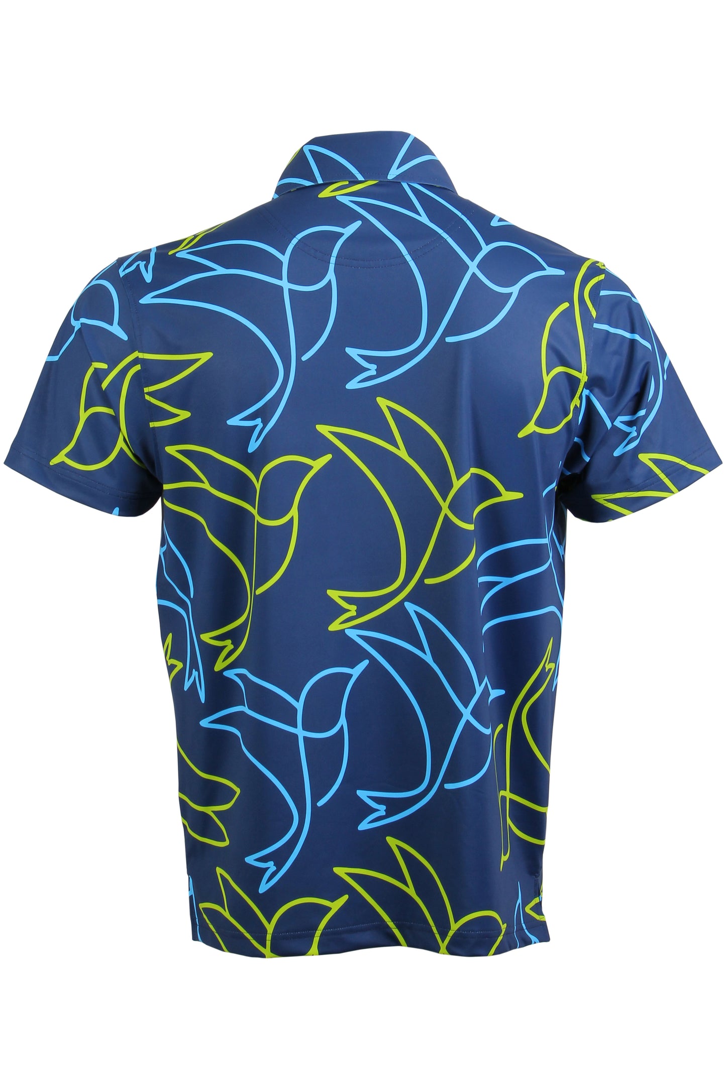 Navy, Carolina and Lime Birdies Polo