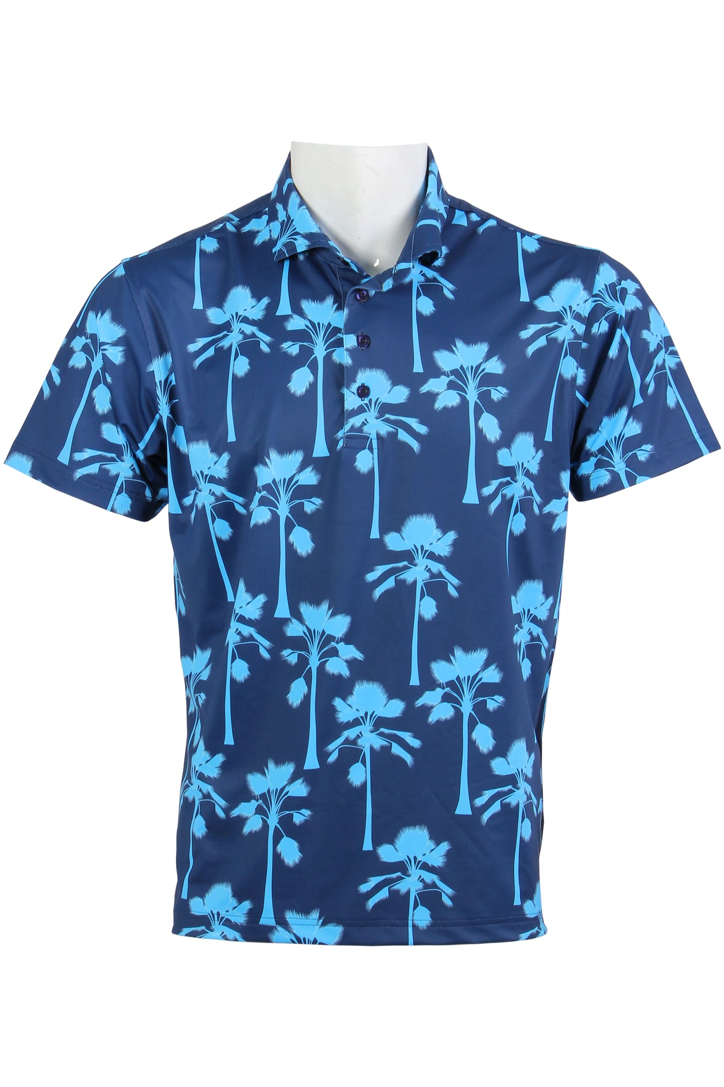 Navy and Carolina Loulu Polo