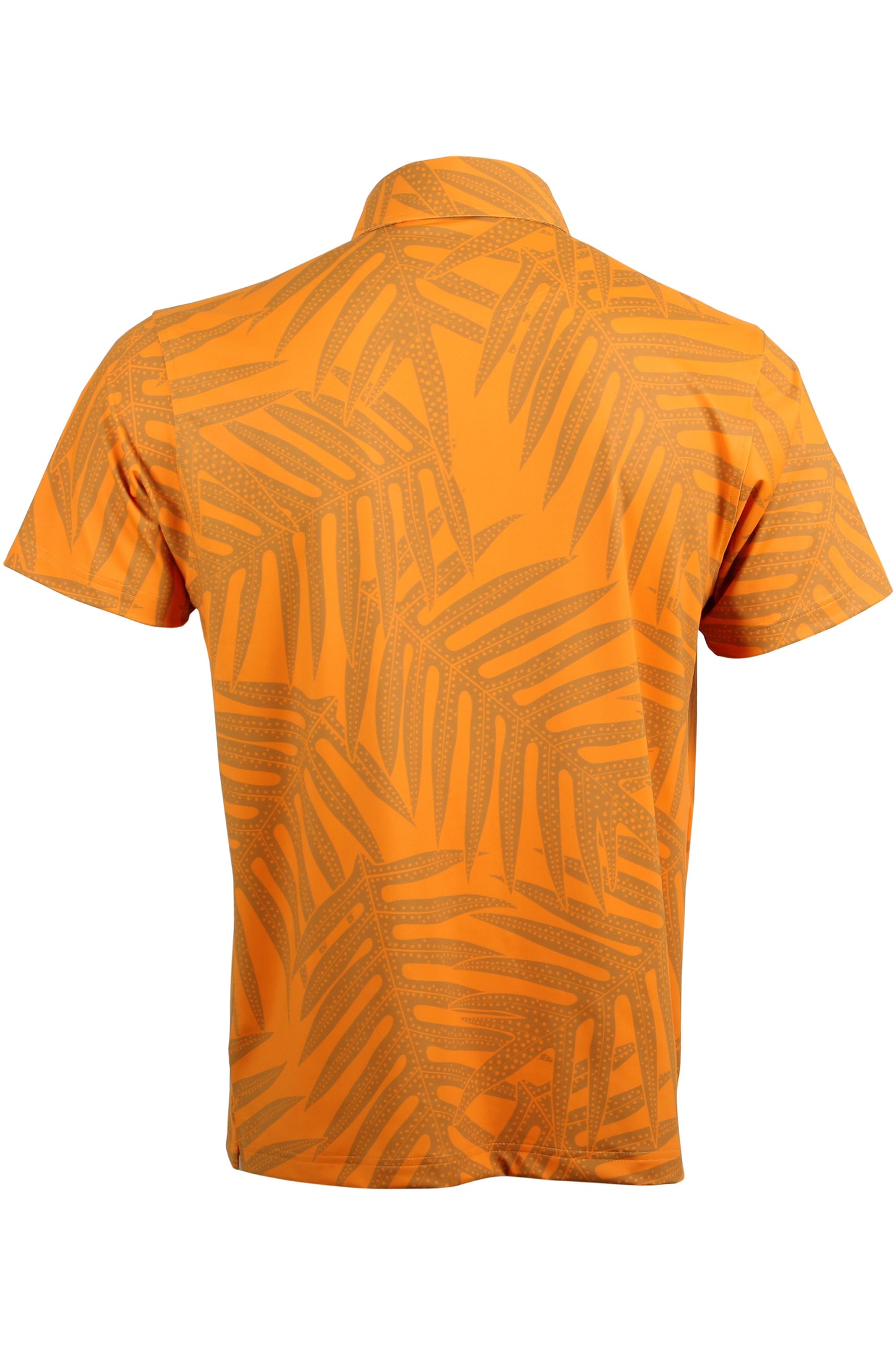 Orange Laua'e Fern Button Down