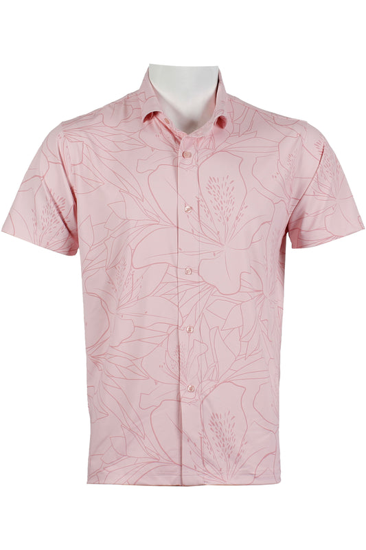Azalea-Pink Button Down