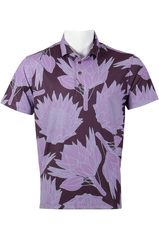 Protea-Purple Polo