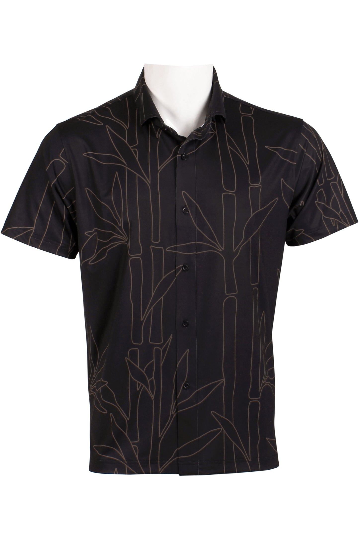 Rich Brown Bamboo Button Down