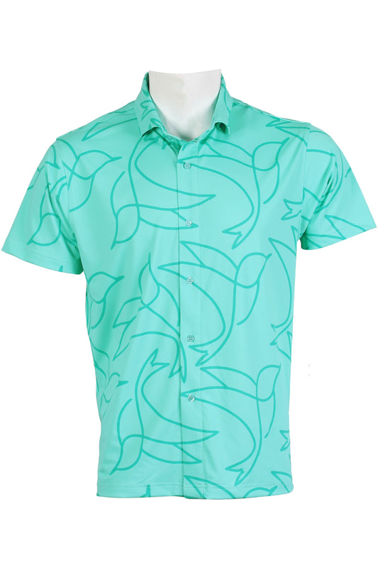 Birdies-Tiffany Blue Button Down