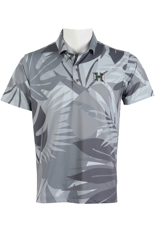 UH Island Garden-Gray Polo