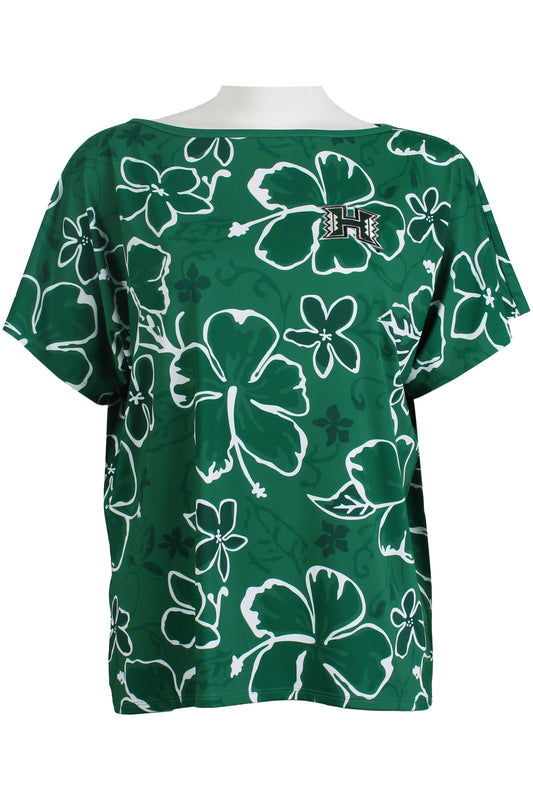UH Aloha-Green Dolman (Women's)