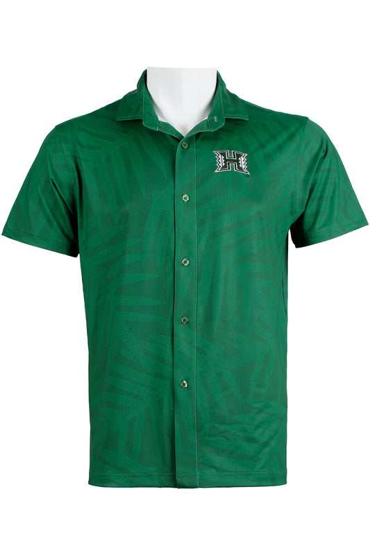 UH Laua'e Fern-Green Button Down