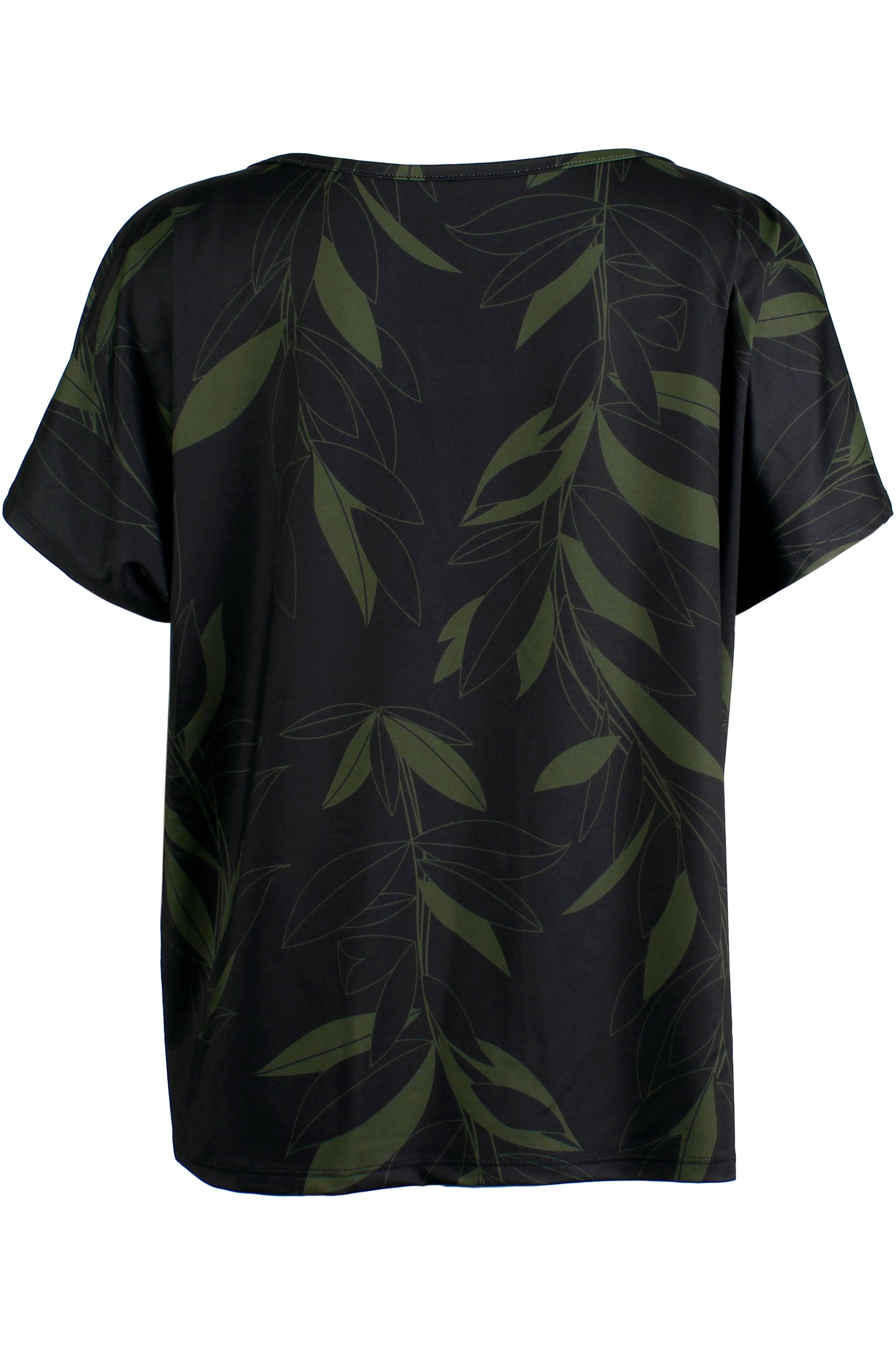 Maile Lei Strands-Black and Green Dolman (Women's)