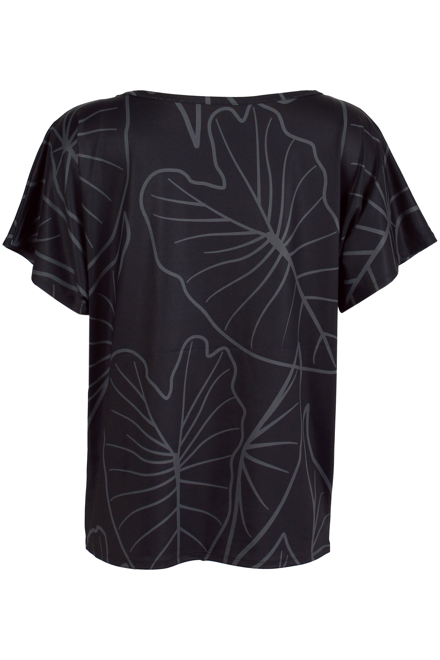 Kalo Leaves-Black Dolman (Women's)