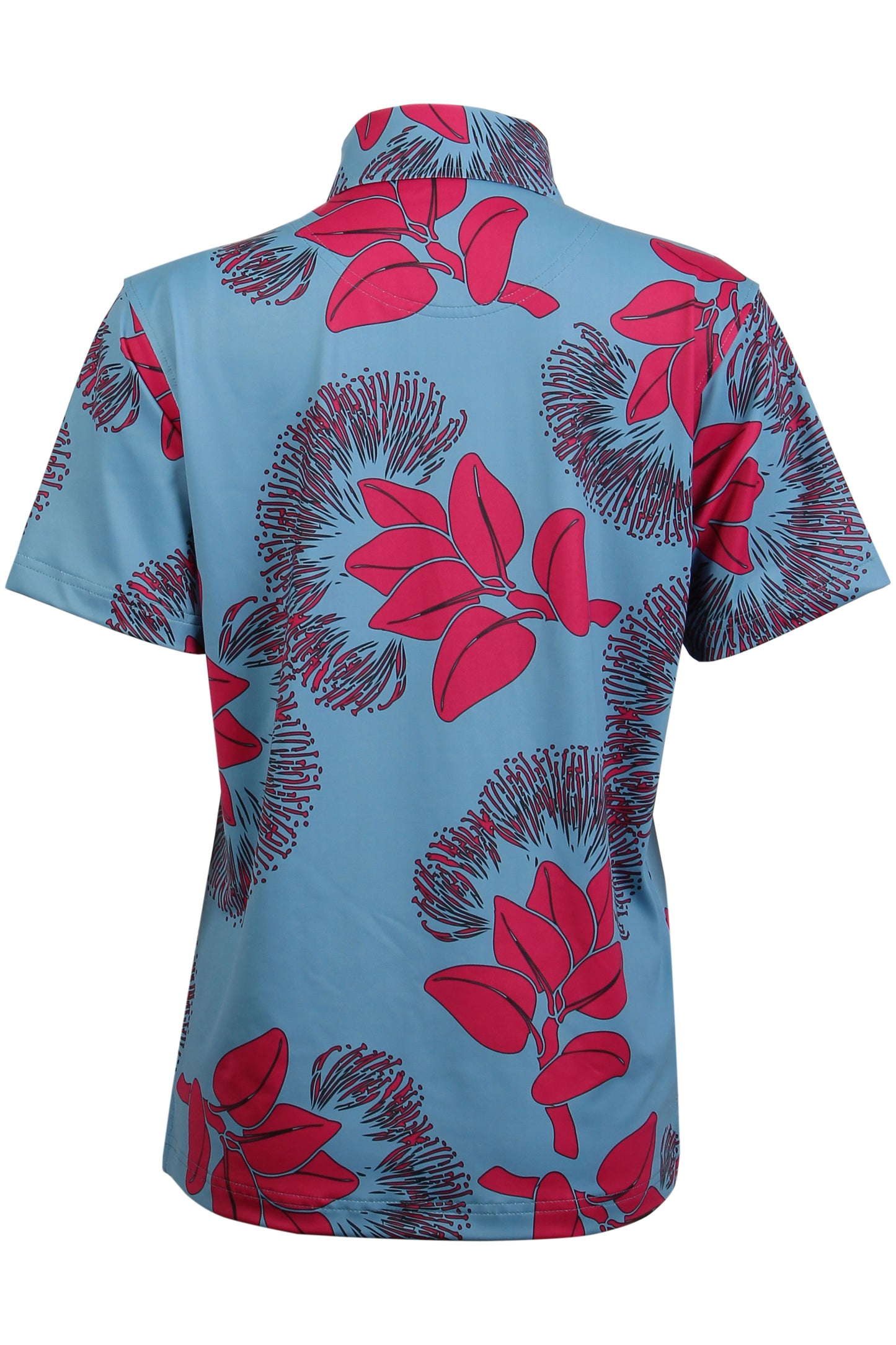 Blue, Raspberry, Black 'Ohi'a Lehua Polo (Women's)