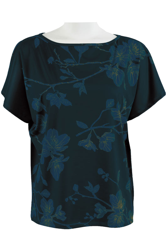 Sakura-Navy and Light Brown Dolman (Women's)