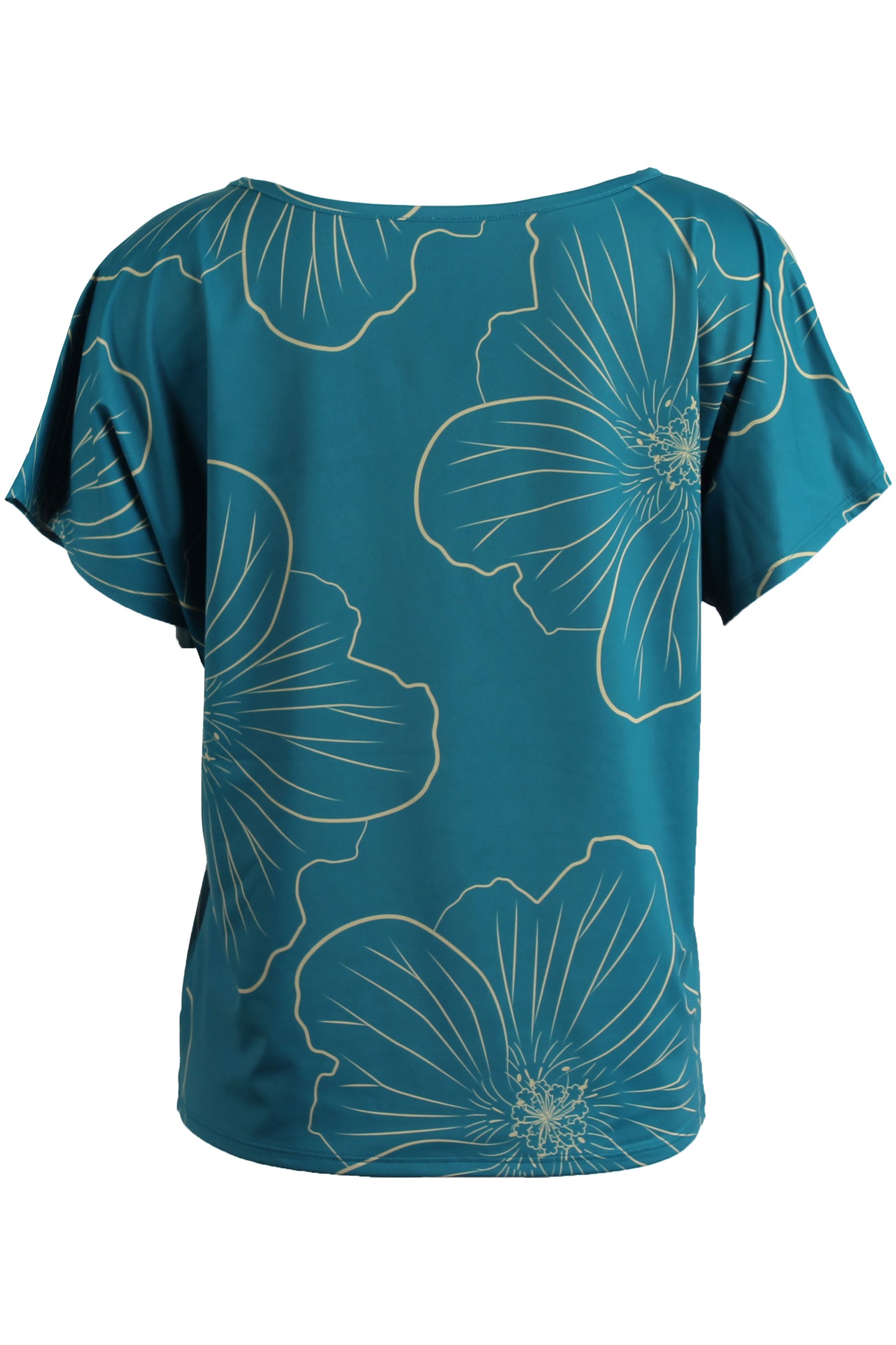 'Ilima-Teal and Gold Dolman (Women's)