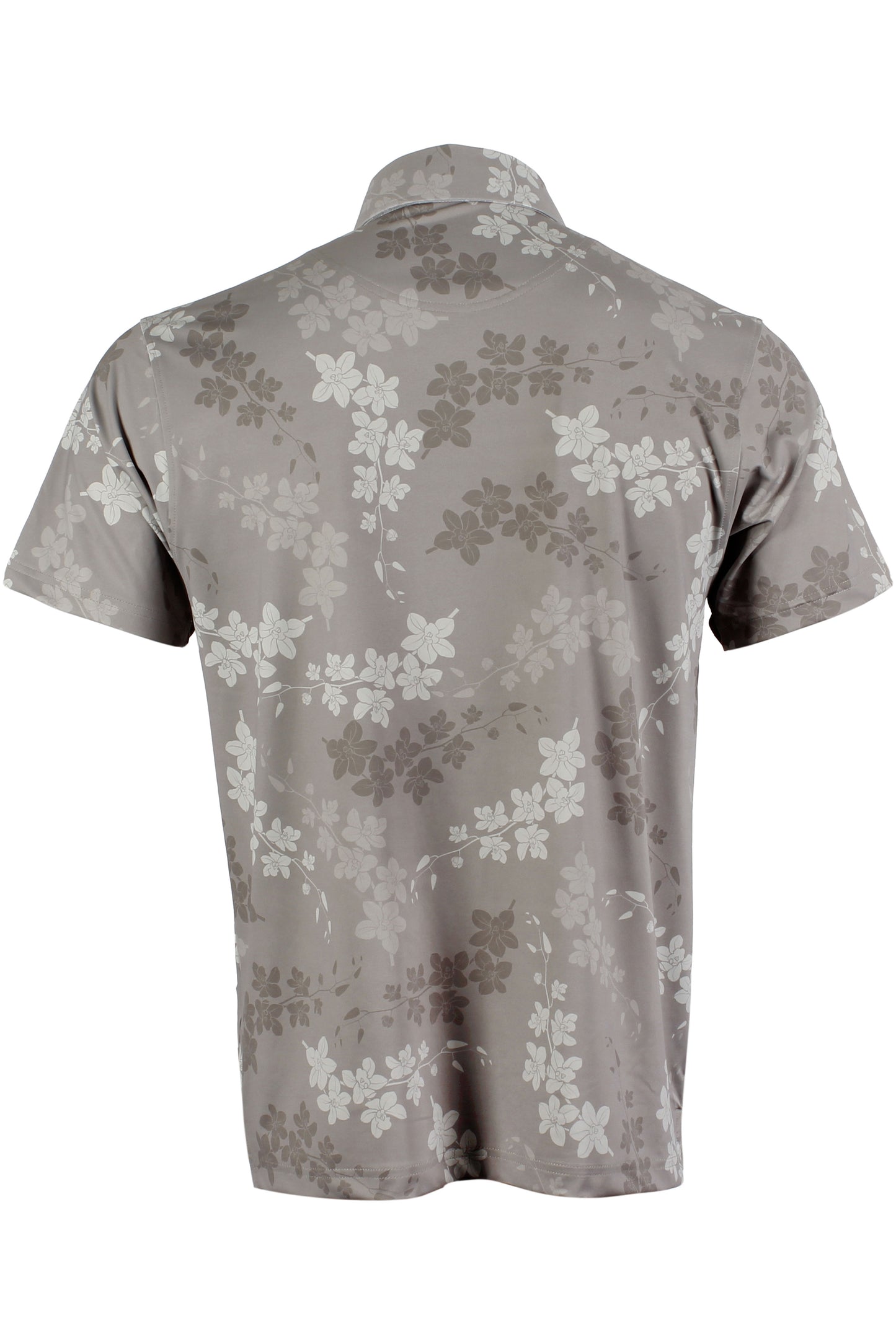 Cascading Orchid-Warm Gray Polo