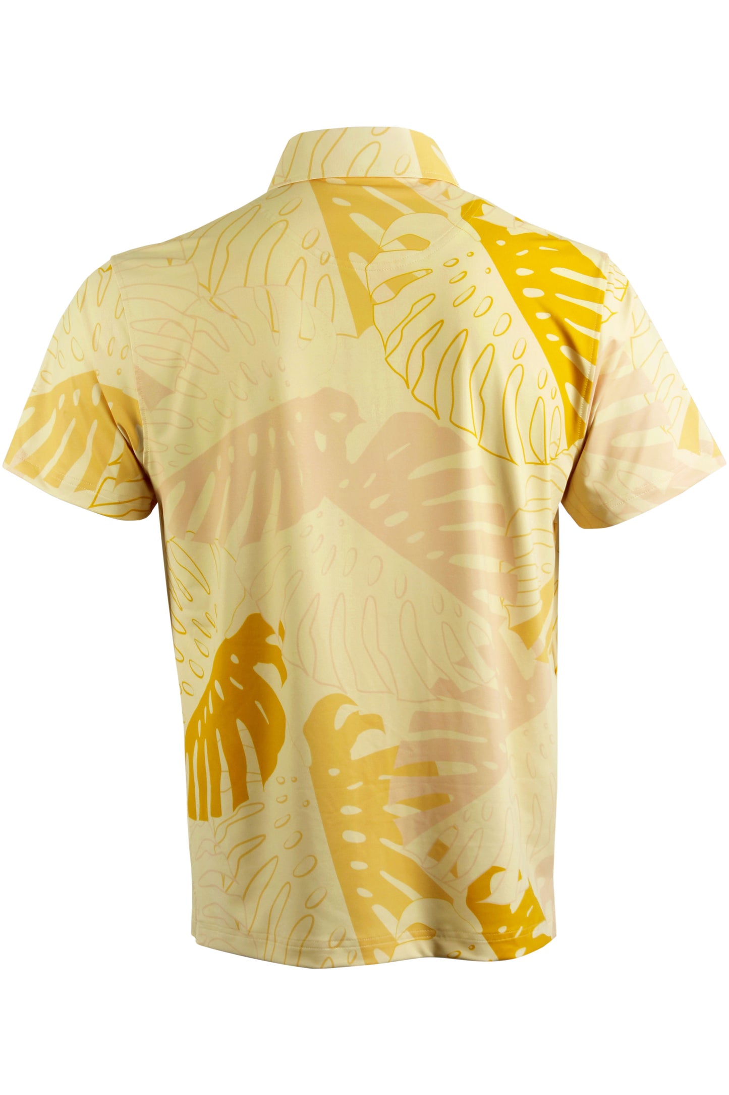 Yellow Monstera Button Down