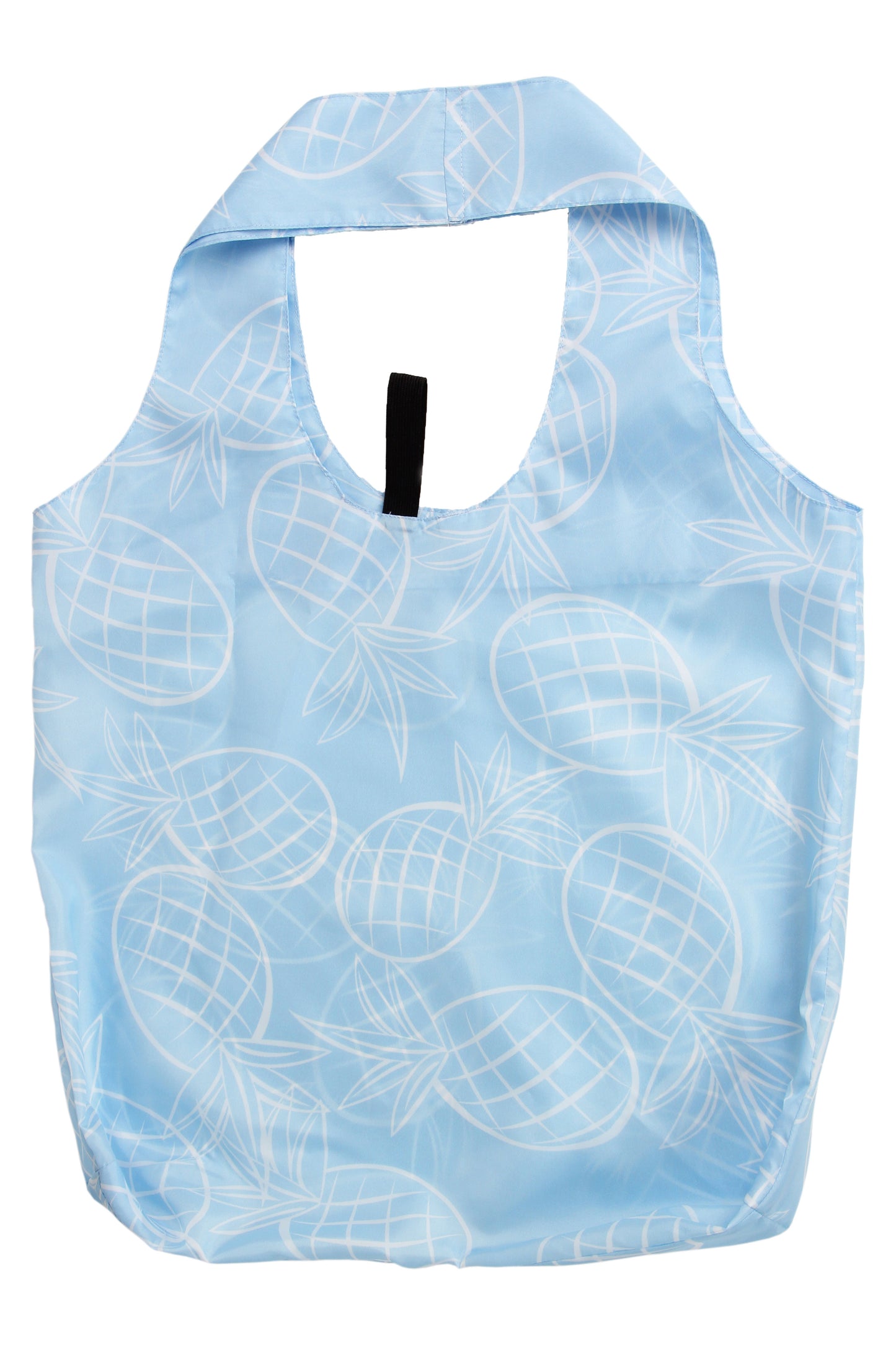Baby Blue Pineapple Reusable Bag (Elastic)