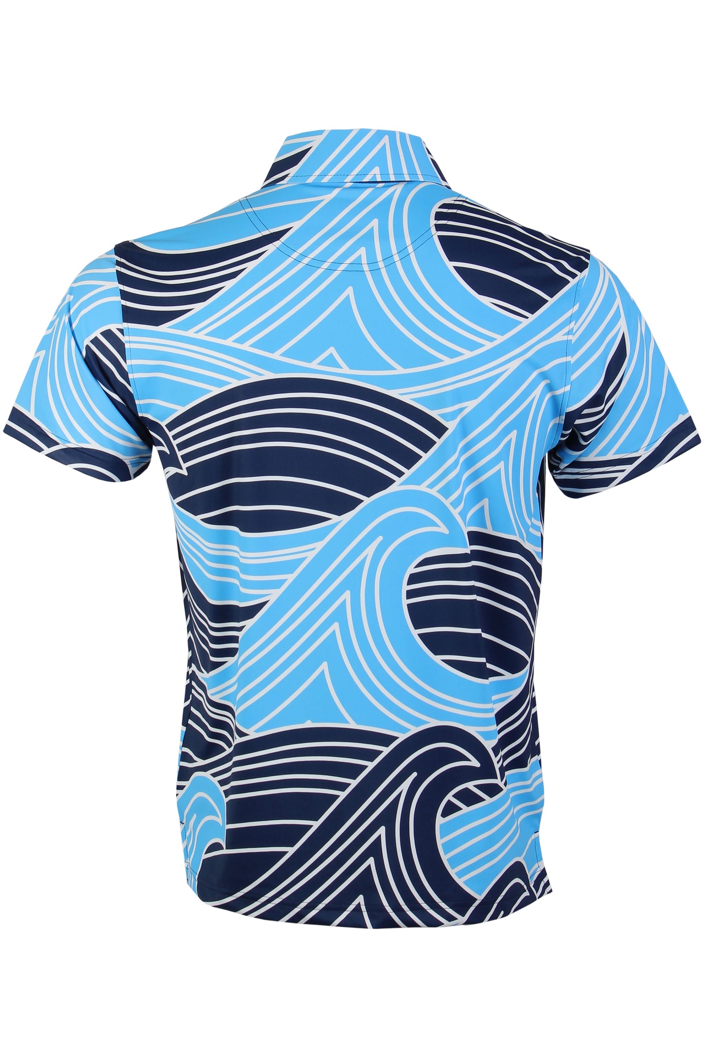 Wave-Blue Polo