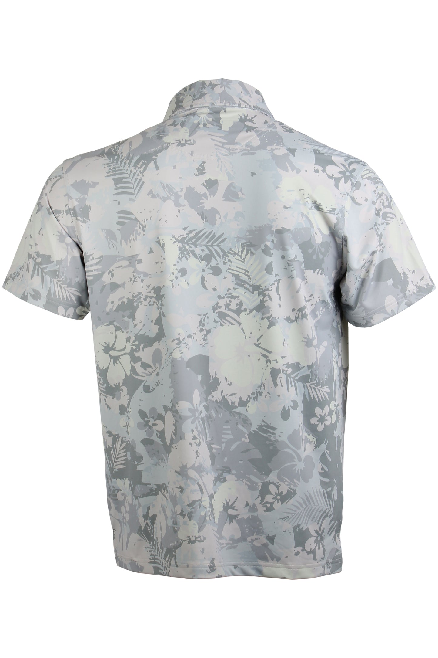 Tropical Camo-Gray Polo