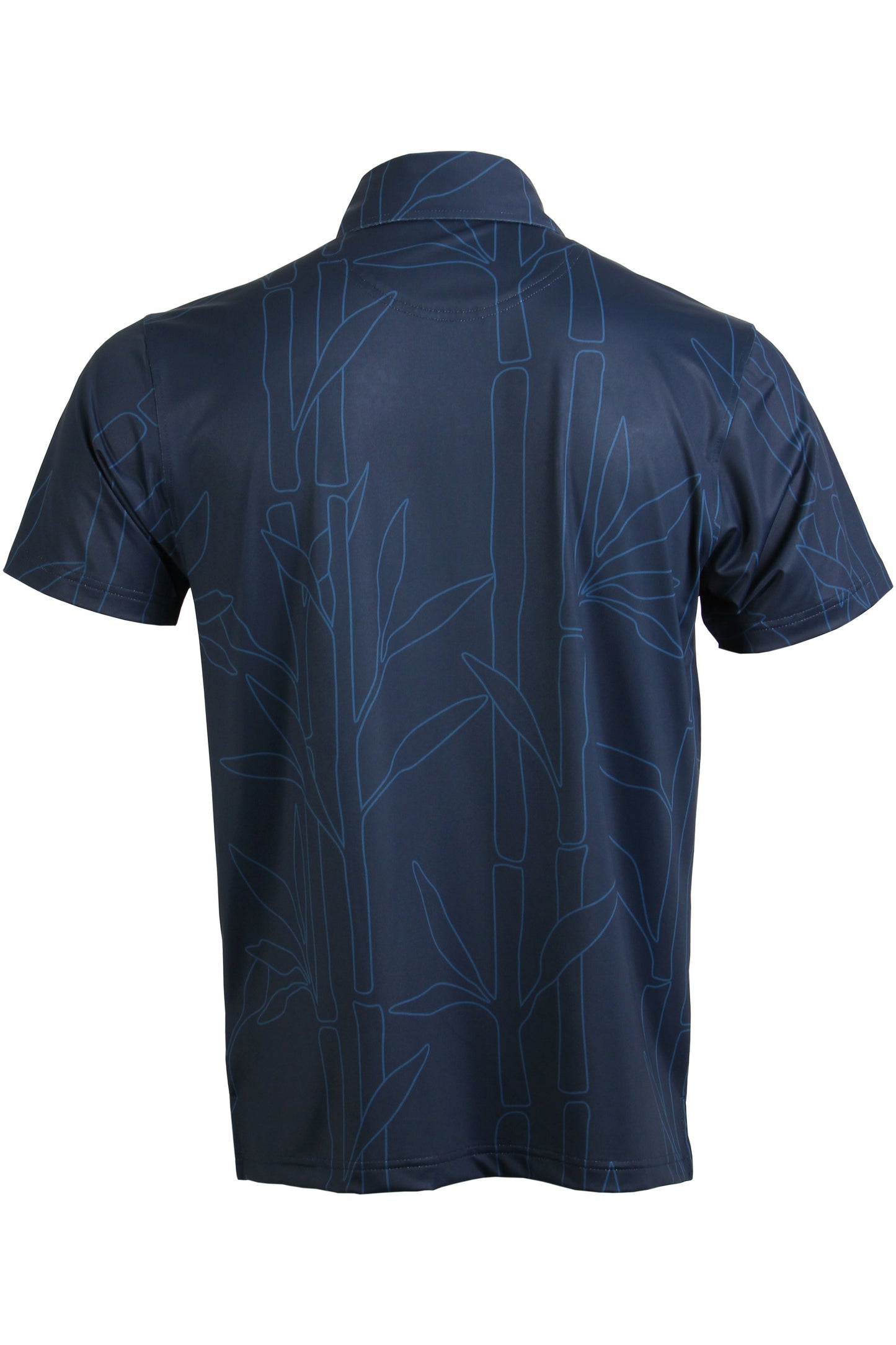 Bamboo-Navy Button Down