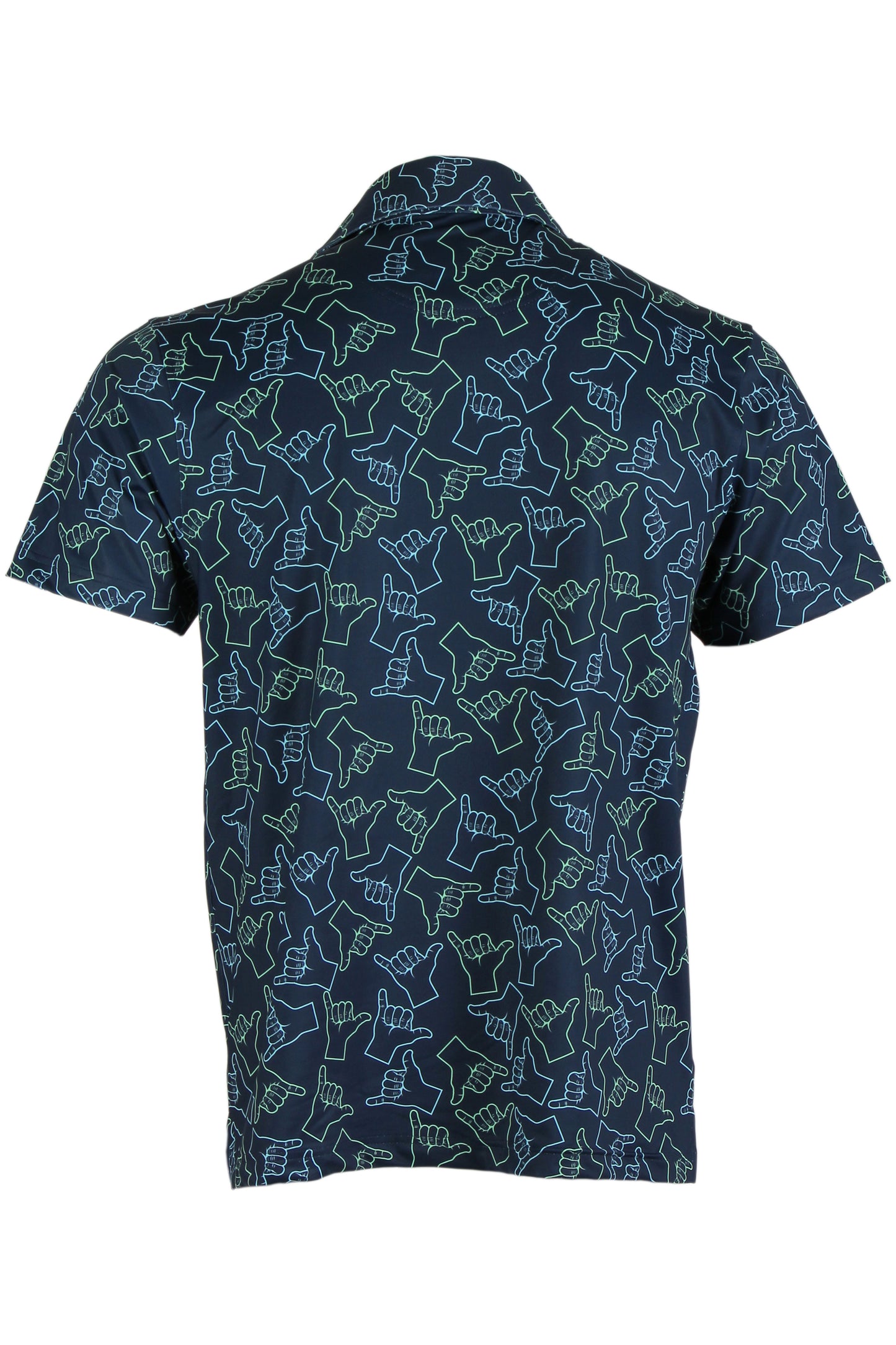 Navy Shaka Polo