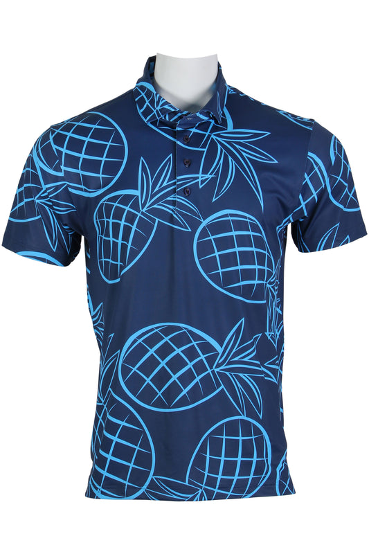 Pineapple-Navy Polo