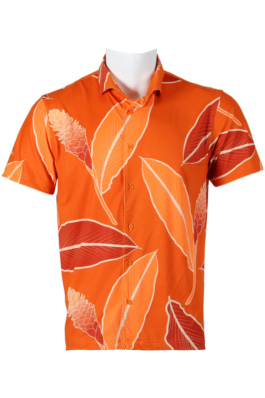 Ginger-Orange Button Down