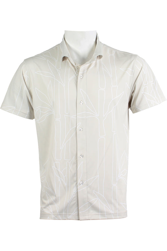 Bamboo-Beige Button Down