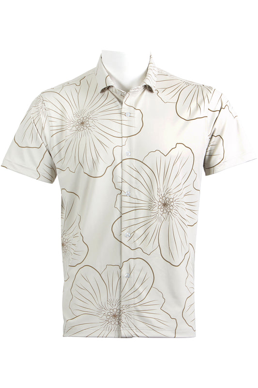 Beige 'Ilima Button Down