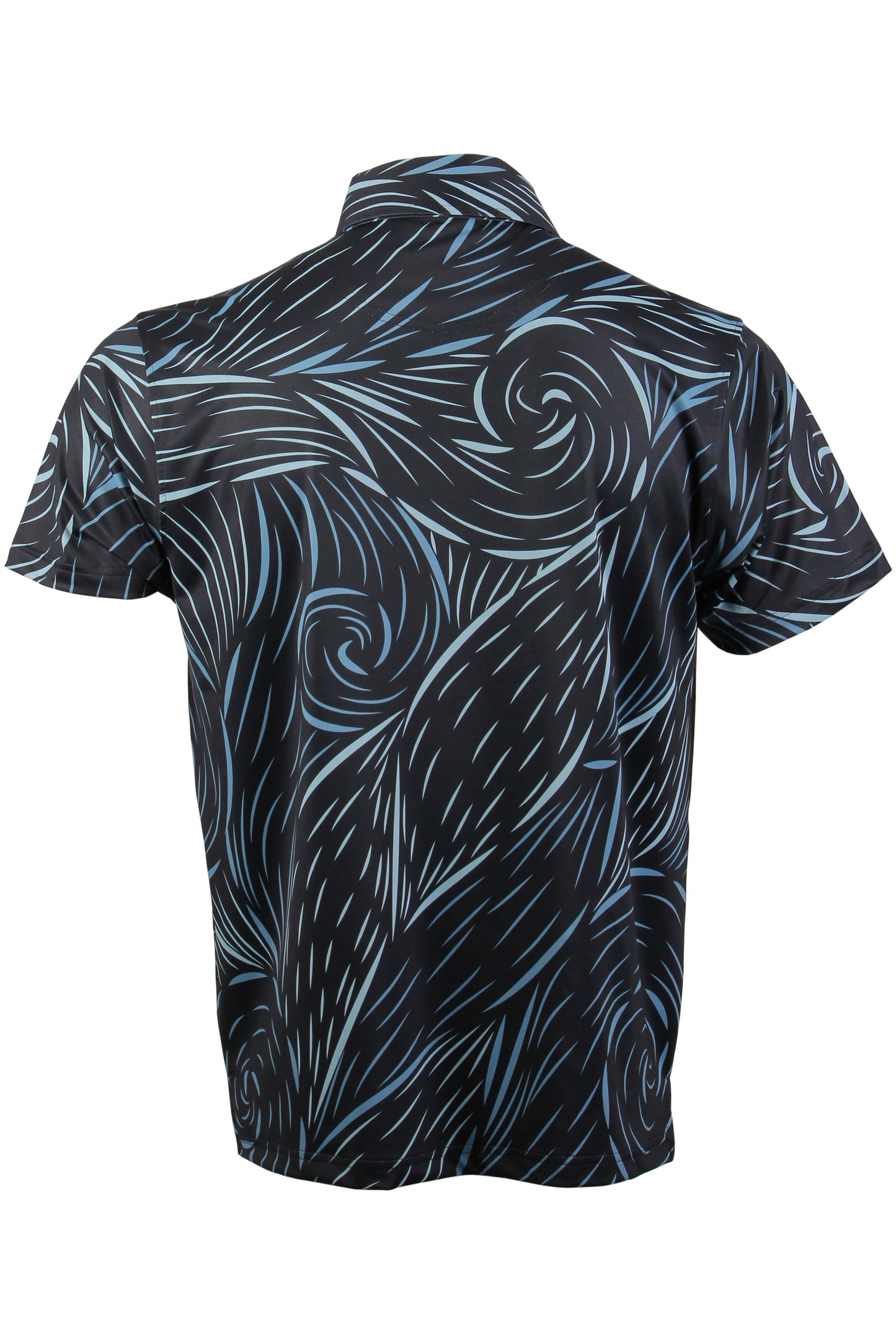 Kai-Black and Blue Polo