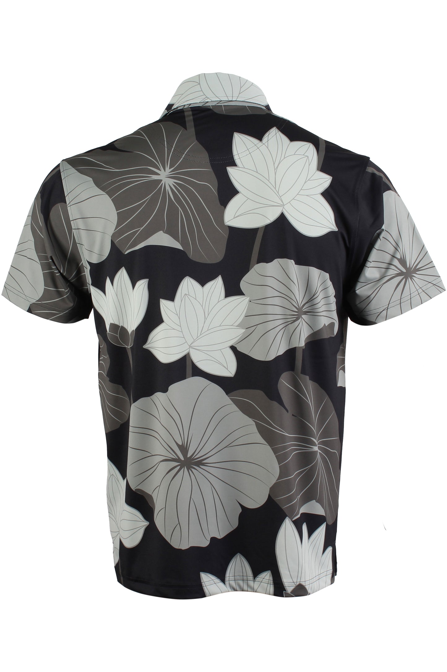 Lotus-Black and Gray Button Down